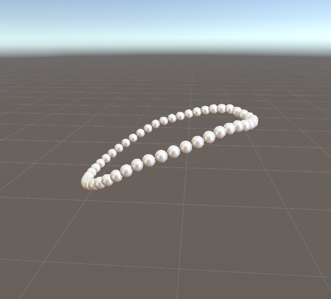 【無料】パールネックレス【VRC想定】