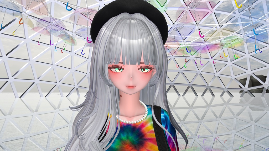 【無料】パールネックレス【VRC想定】