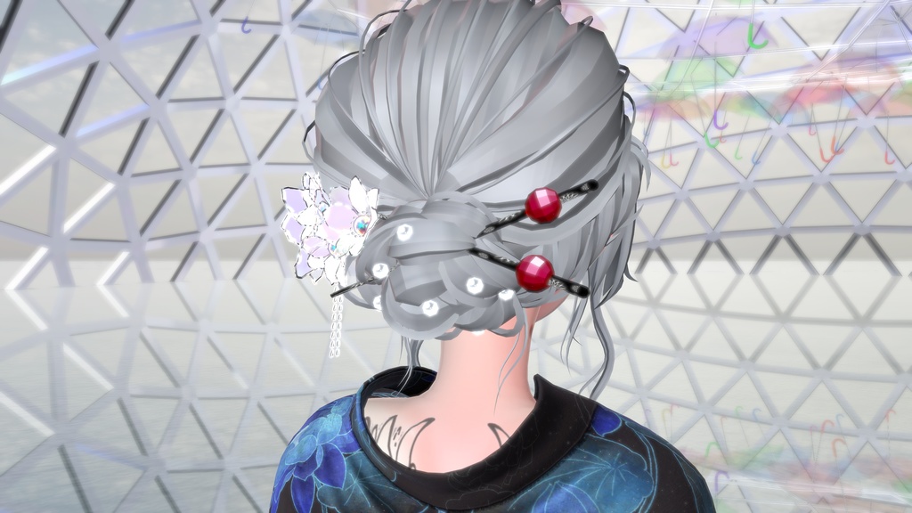 【無料】かんざし【VRC想定】