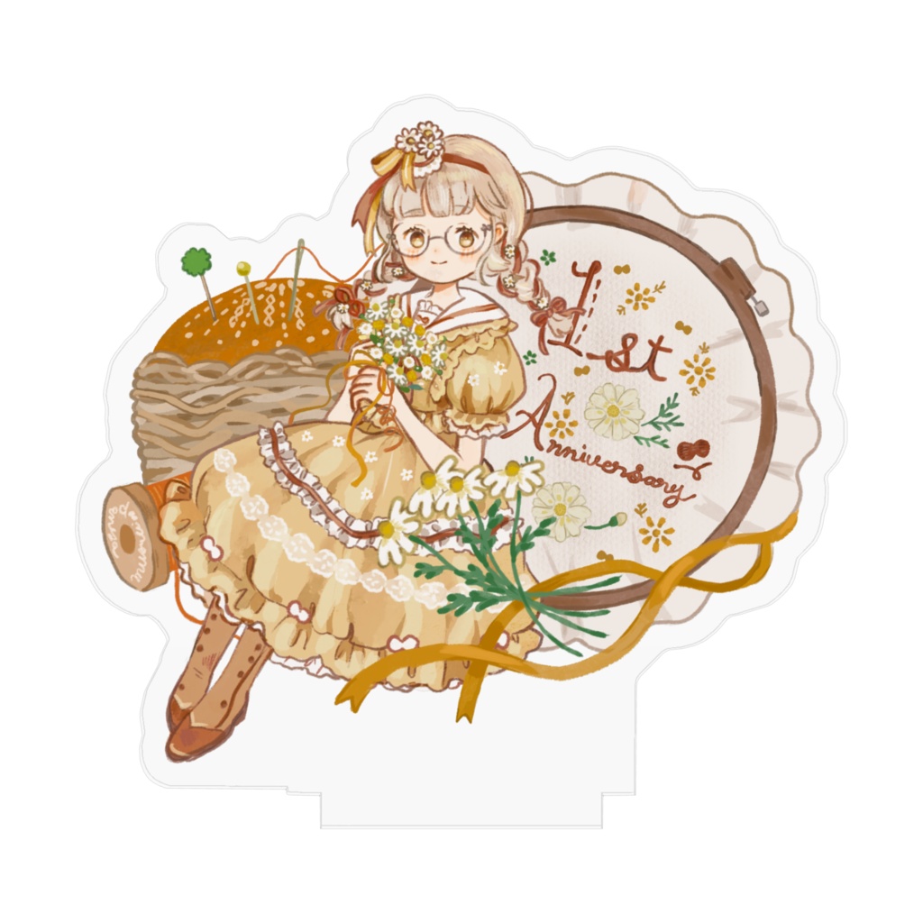 1周年記念キービジュアルアクリルスタンド