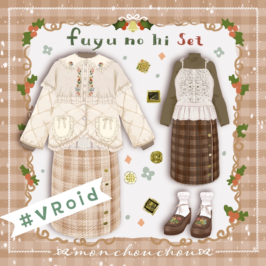 【VRoidテクスチャ】fuyu no hi set