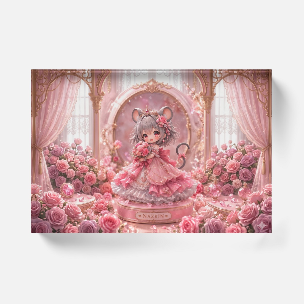 東方Project アクリルブロック フィギュア風 プリンセス ナズーリン
