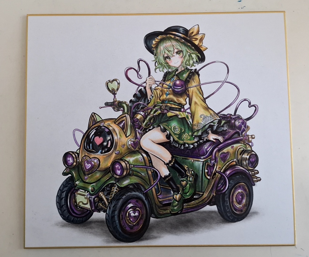 【手描き大色紙】同人 イラストオーダー・リクエスト受付窓口(東方Project、アニメキャラなど)原画 一点物