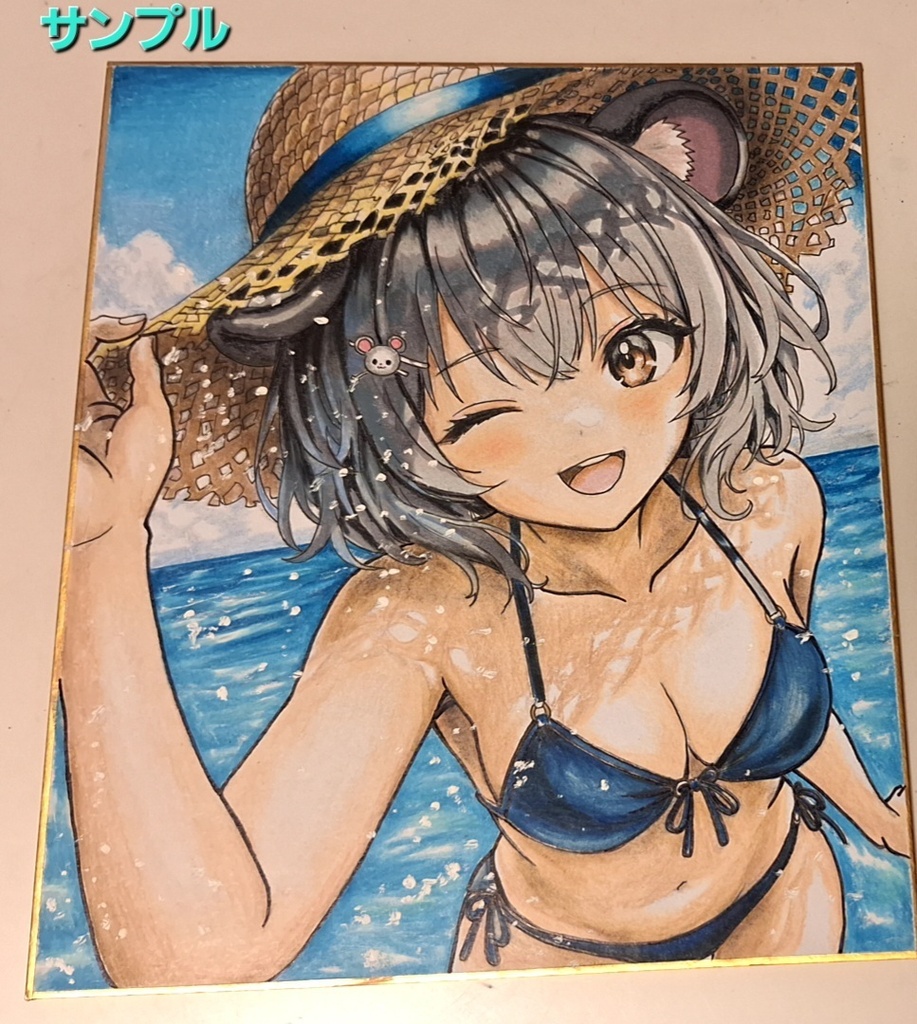 【手描き大色紙】同人 イラストオーダー・リクエスト受付窓口(東方Project、アニメキャラなど)原画 一点物