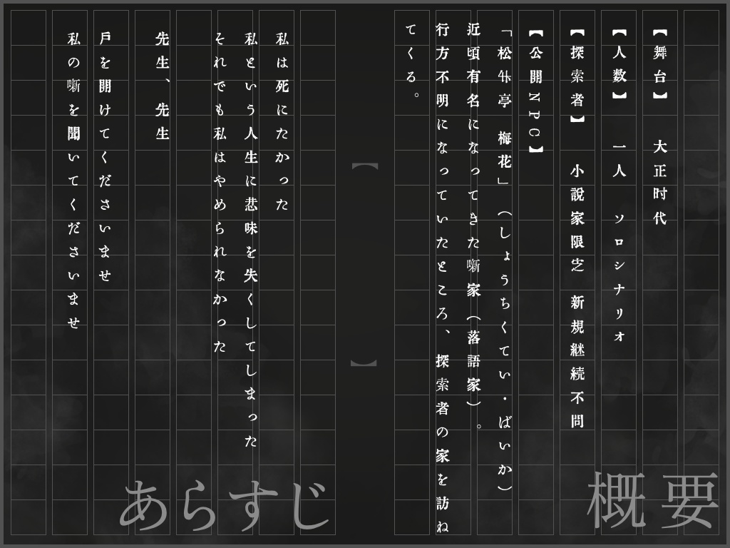 【CoC】法螺亜 -ほらあ- 【SPLL:E193477】