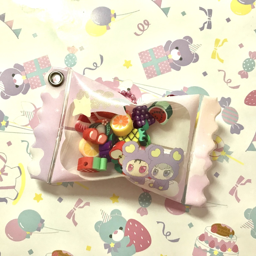 ボスカスチャンのシャカシャカおやつキーホルダー