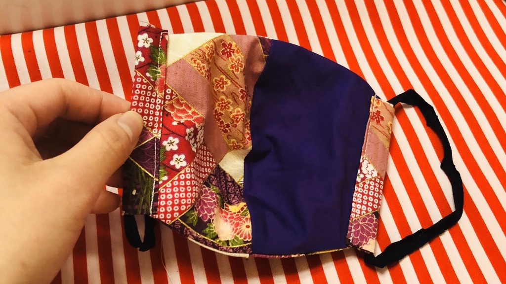 踊っちゃマスク(紅葉愛唄)(赤•水色•紫)