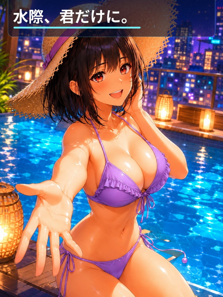 水際、君だけに。 ― 月城美玲 水着グラビア画集 ―