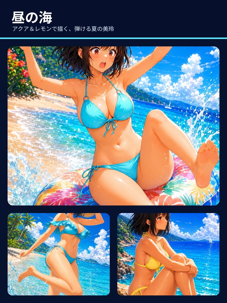 水際、君だけに。 ― 月城美玲 水着グラビア画集 ―