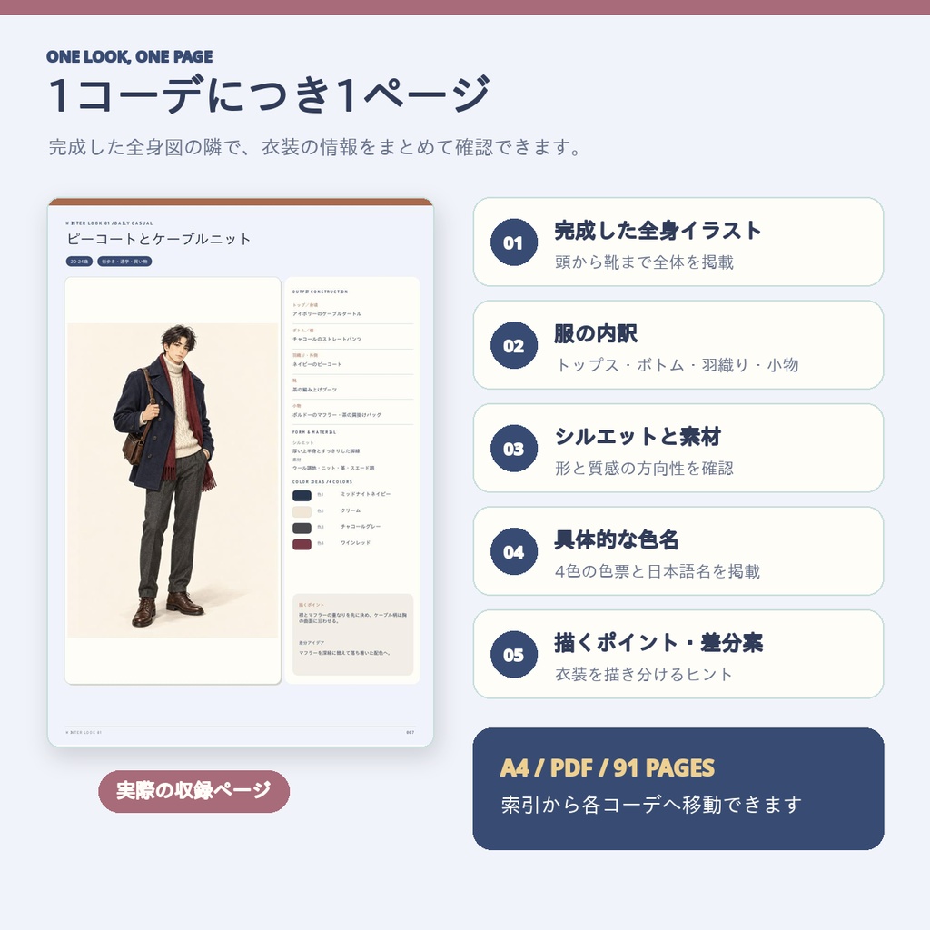 オシャレに、カッコよく大変身!|男性冬ファッション72コーデ