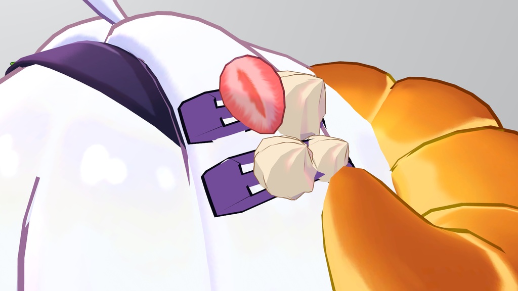 【無料】ホイップヘアピン コロネちゃんイメージ【VRC】