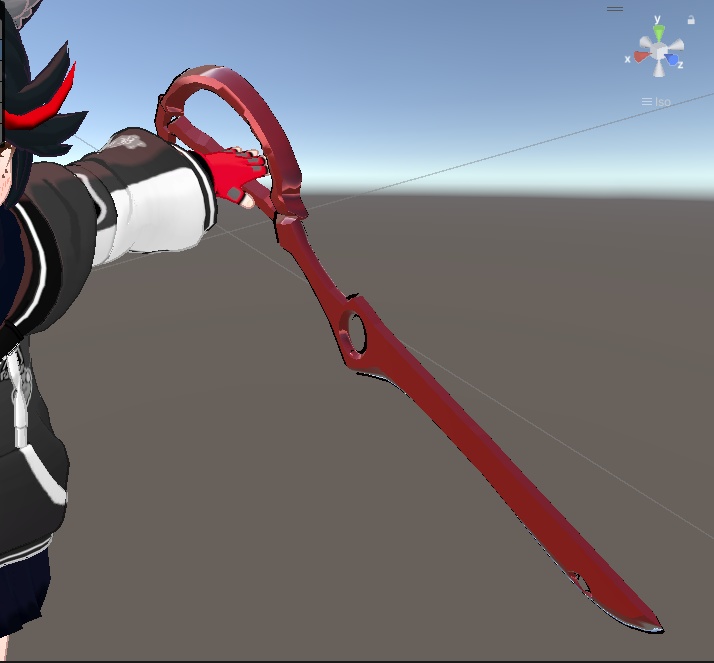 【VRC小物】片方しかないハサミの武器【無料】