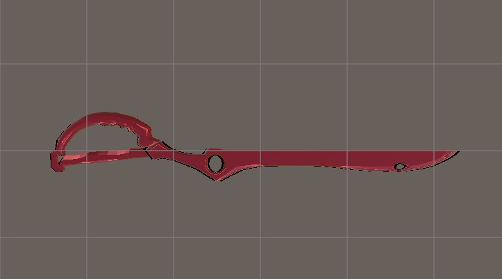 【VRC小物】片方しかないハサミの武器【無料】