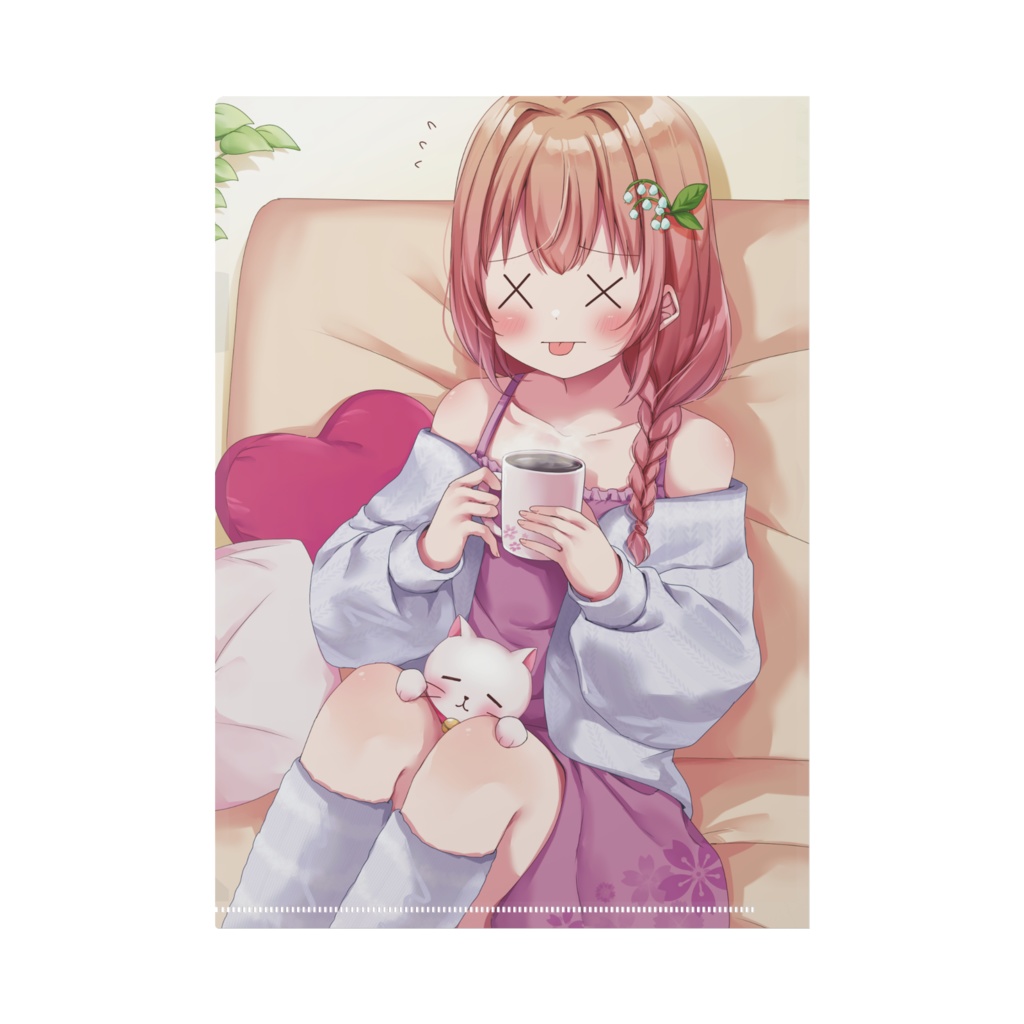 真崎すずか_1.5周年記念A4クリアファイル