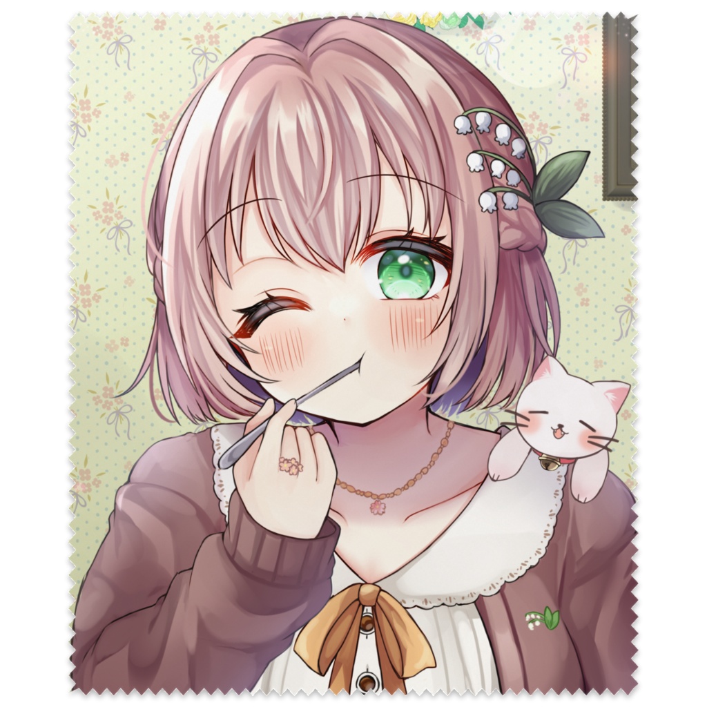 真崎すずか新衣装_メガネふき