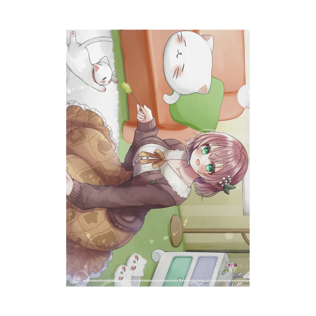 真崎すずか_4周年記念A4クリアファイル