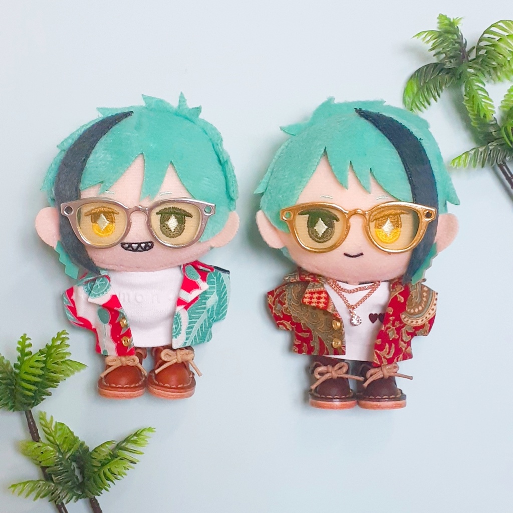 【長さ調節可能★7色】10cmぬいぐるみ用 めがね◆サングラス