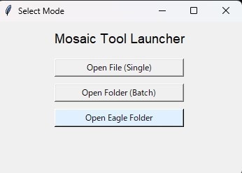 【長辺1/100px】最適化モザイクツール「MosaicMaster」配布【Eagle対応】