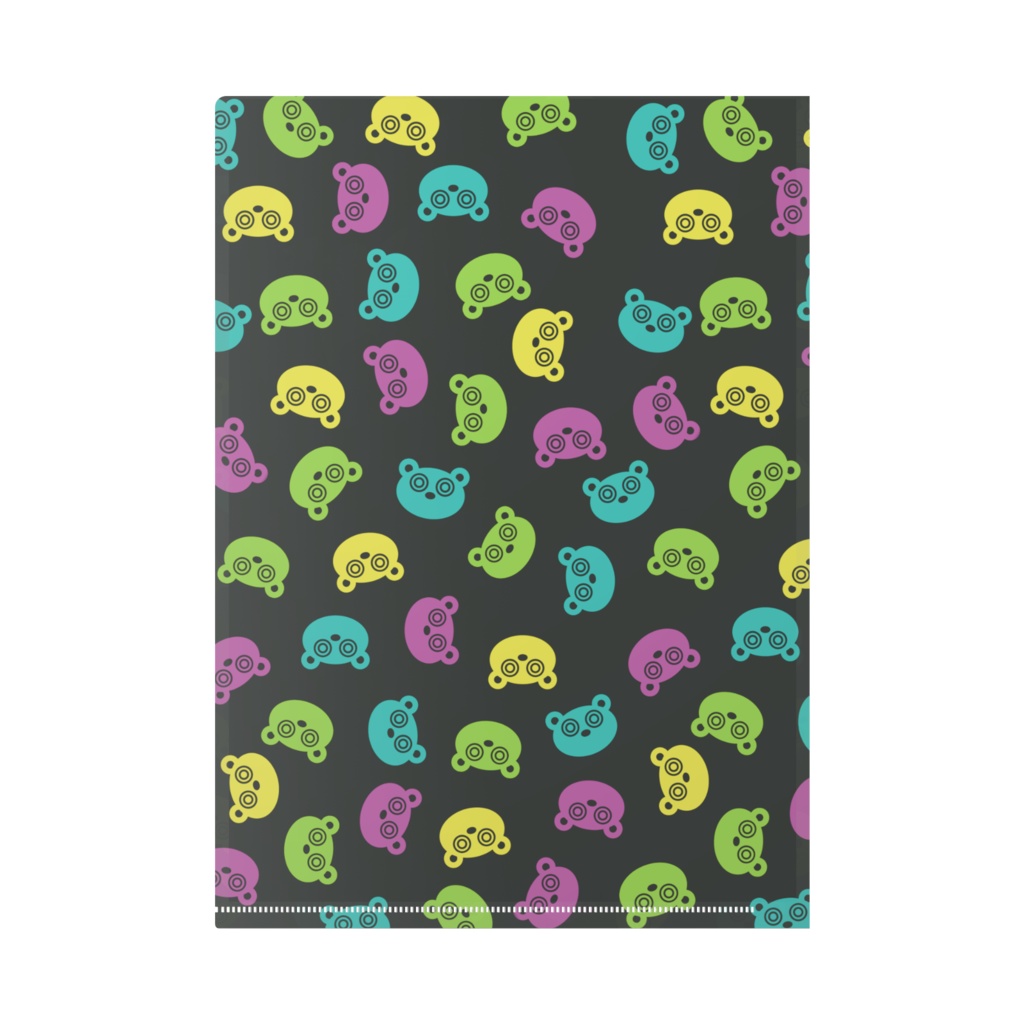 クマクリアファイル