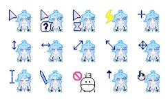 マウスカーソル-水宮枢