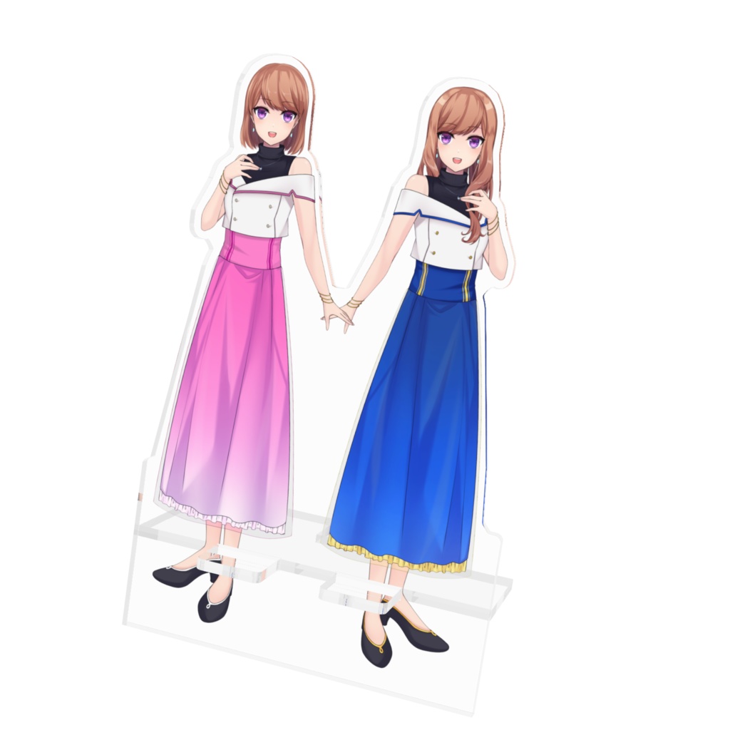 スマホスタンド:双子風