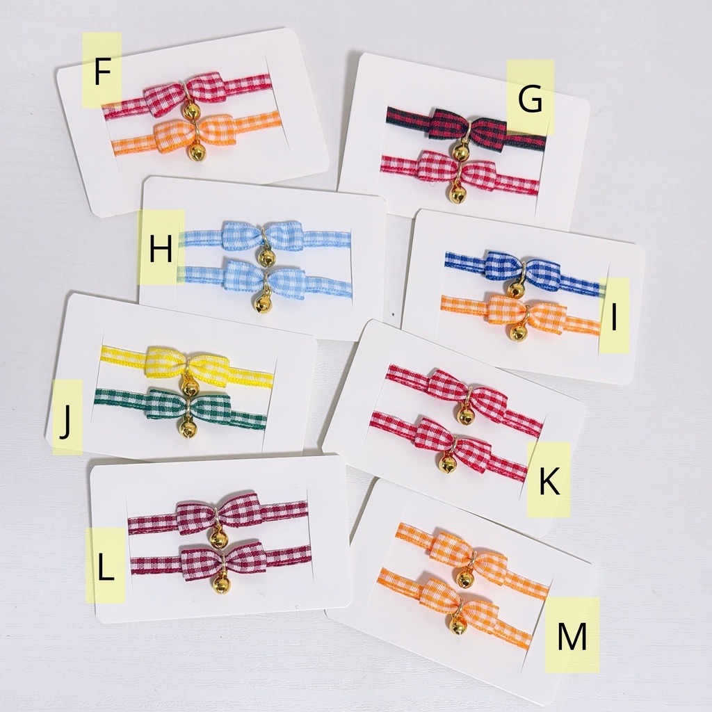 おそろいリボン(チェック)