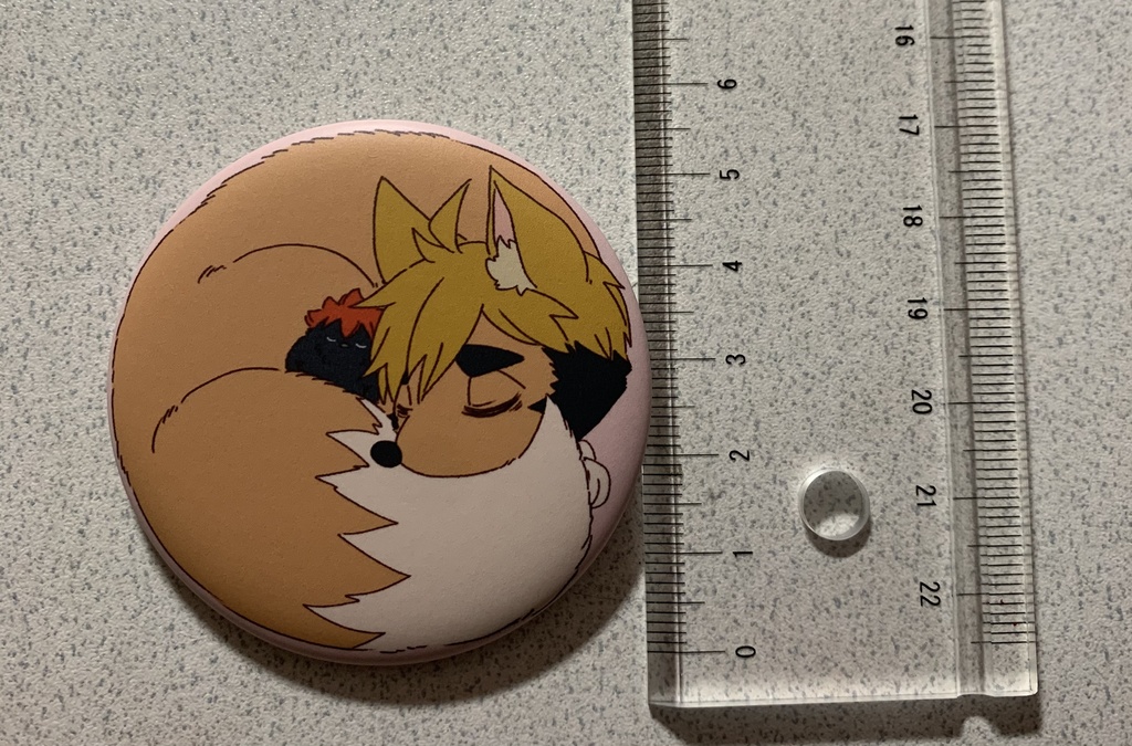 ハイキュー!!動物おねんね缶バッチ