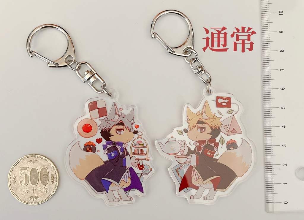 ハイキュー!!動物お茶会アクリルキーホルダー