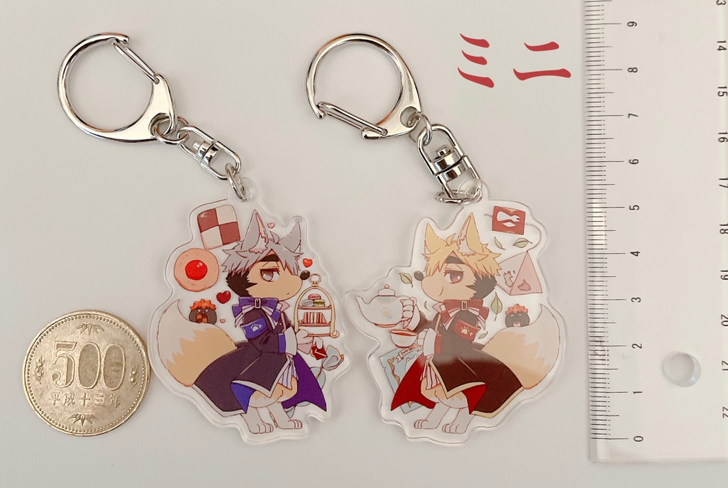 ハイキュー!!動物お茶会アクリルキーホルダー