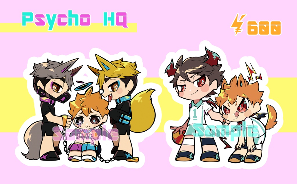 Psocho HQ アクキー(雷ナスカン)