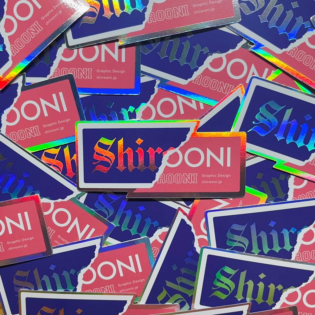 SHIROONI Sticker