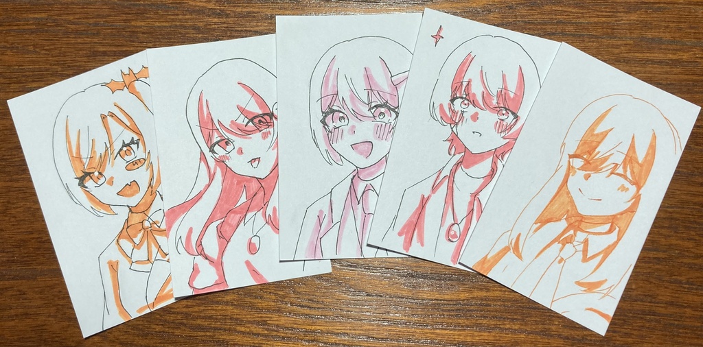 直筆イラストカード