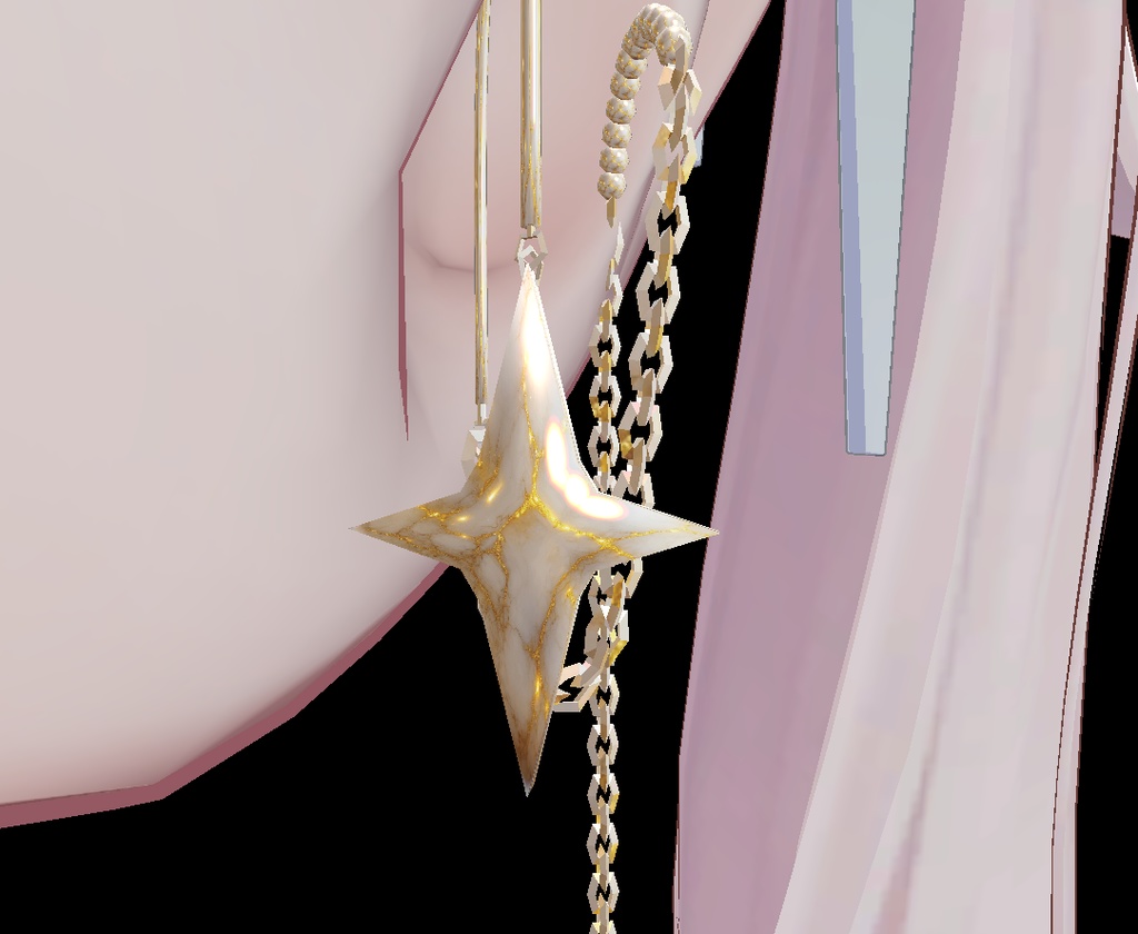 【無料】M earring用 ✦ ギラかわ大理石マテリアル(lilToon対応)