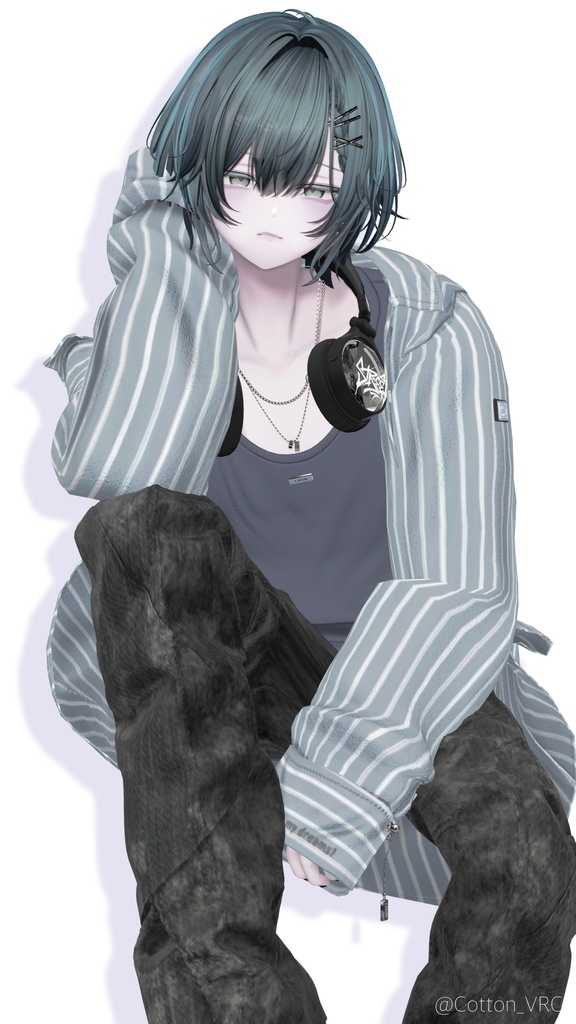 【 Alué アルエ 】◼️⛓️ダウナーアイ+メイク テクスチャ⛓️◼️ / Eye + make texture