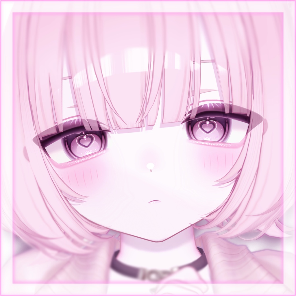 【 うらら -Urara- 】🤍💗ハートアイ+メイク テクスチャ💗🤍 / Eye + make texture