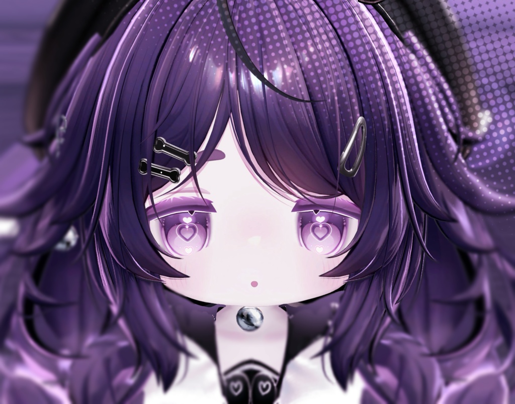 【 キプフェル Kipfel 】🤍💗ハートアイ+メイク テクスチャ💗🤍 / Eye + make texture
