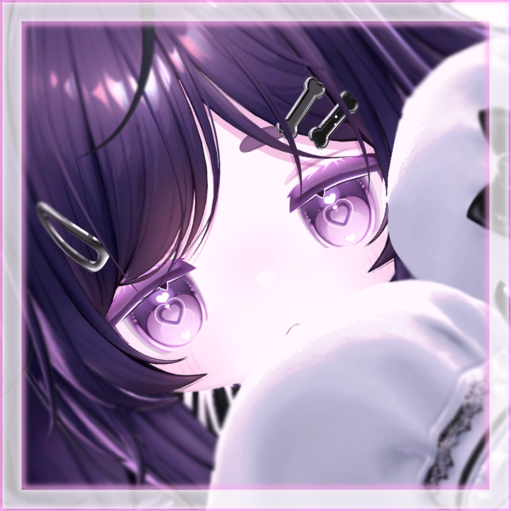 【 キプフェル Kipfel 】🤍💗ハートアイ+メイク テクスチャ💗🤍 / Eye + make texture