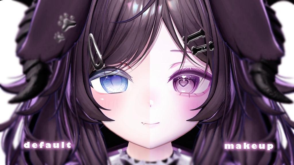 ‼️期間限定SELE 62%OFF‼️【 Sio&Mayo しお&まよ】🤍💗ハートアイ+メイク テクスチャ💗🤍 / Eye + make up texture