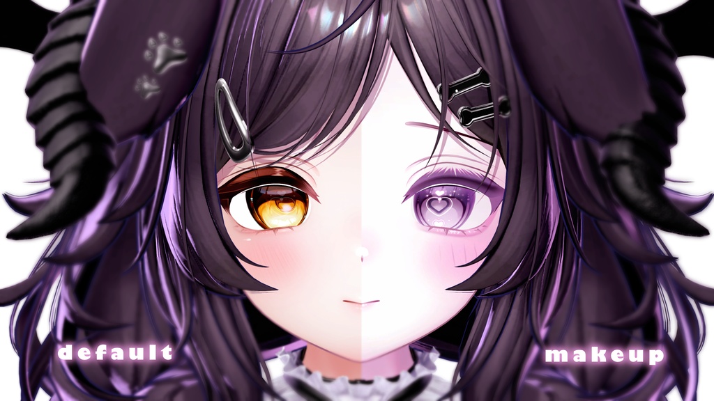 ‼️期間限定SELE 62%OFF‼️【 Sio&Mayo しお&まよ】🤍💗ハートアイ+メイク テクスチャ💗🤍 / Eye + make up texture
