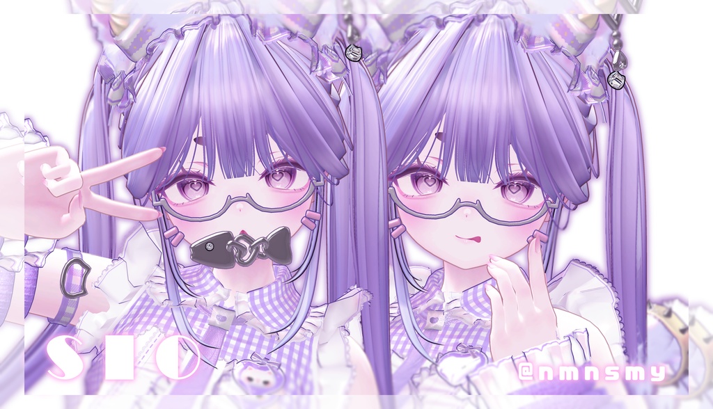 ‼️期間限定SELE 62%OFF‼️【 Sio&Mayo しお&まよ】🤍💗ハートアイ+メイク テクスチャ💗🤍 / Eye + make up texture