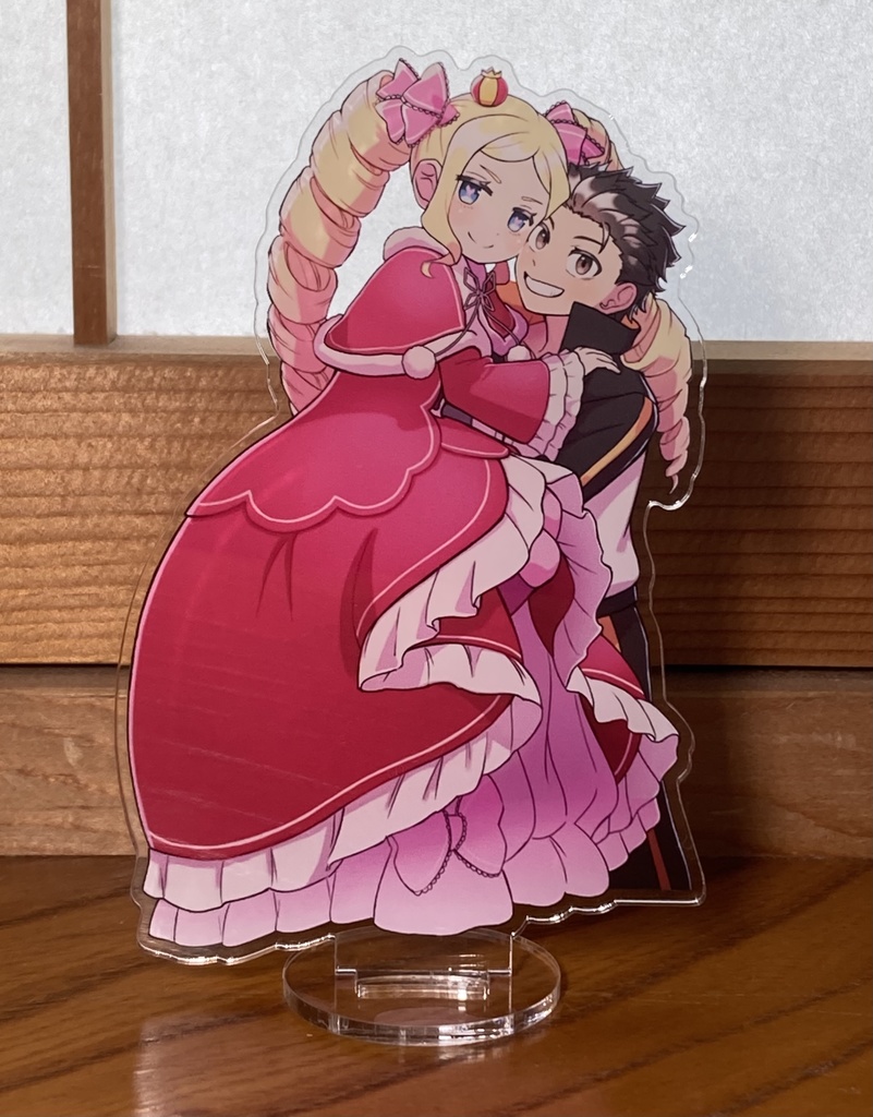 【非公式】スバル+ベアトリス アクリルスタンド140×80mm