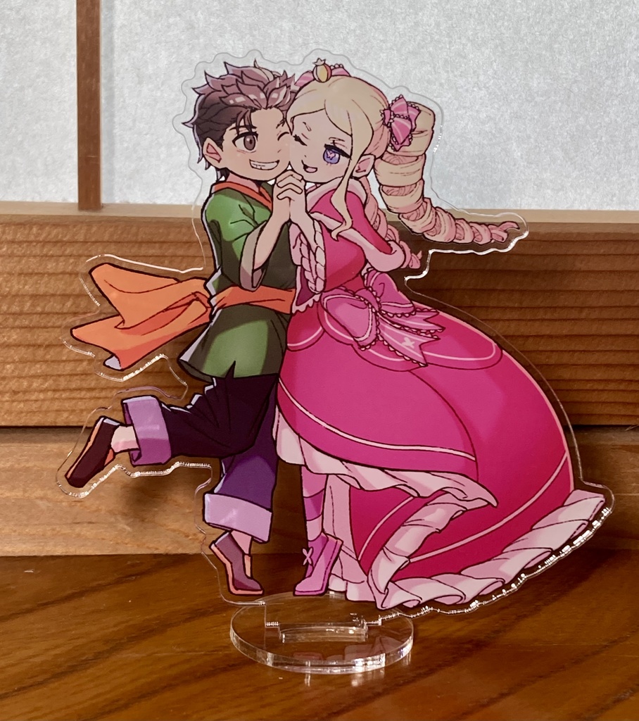 【非公式】少年スバル+ベアトリス アクリルスタンド130×130mm