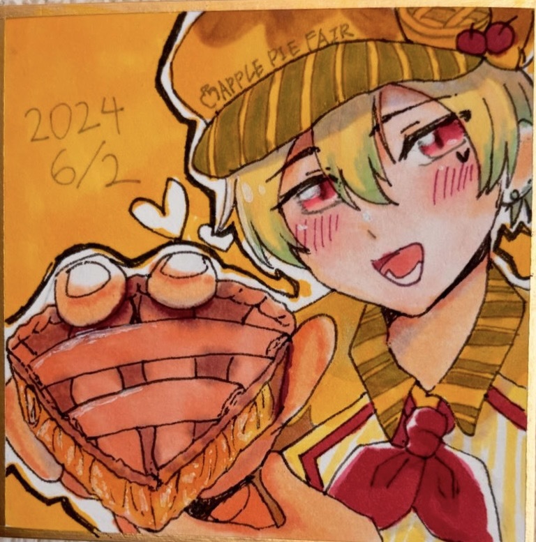 花〇百々人 ミニ色紙