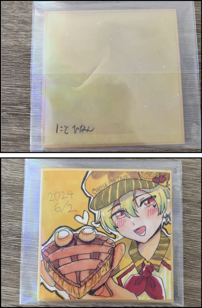 花〇百々人 ミニ色紙