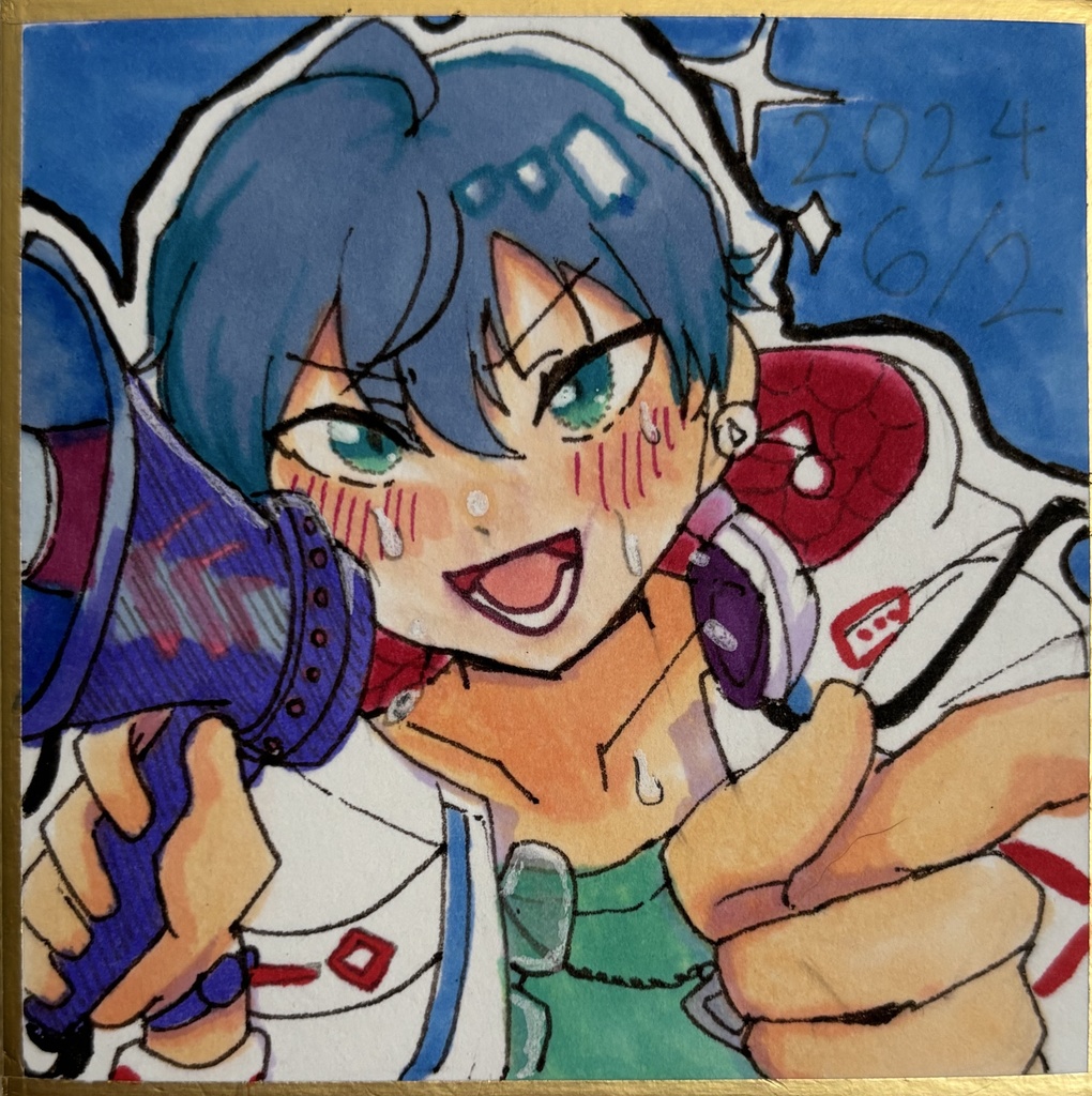 天〇秀 ミニ色紙