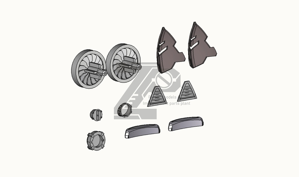 ズゴック用 カスタムショートパーツセット MG 1/100スケール