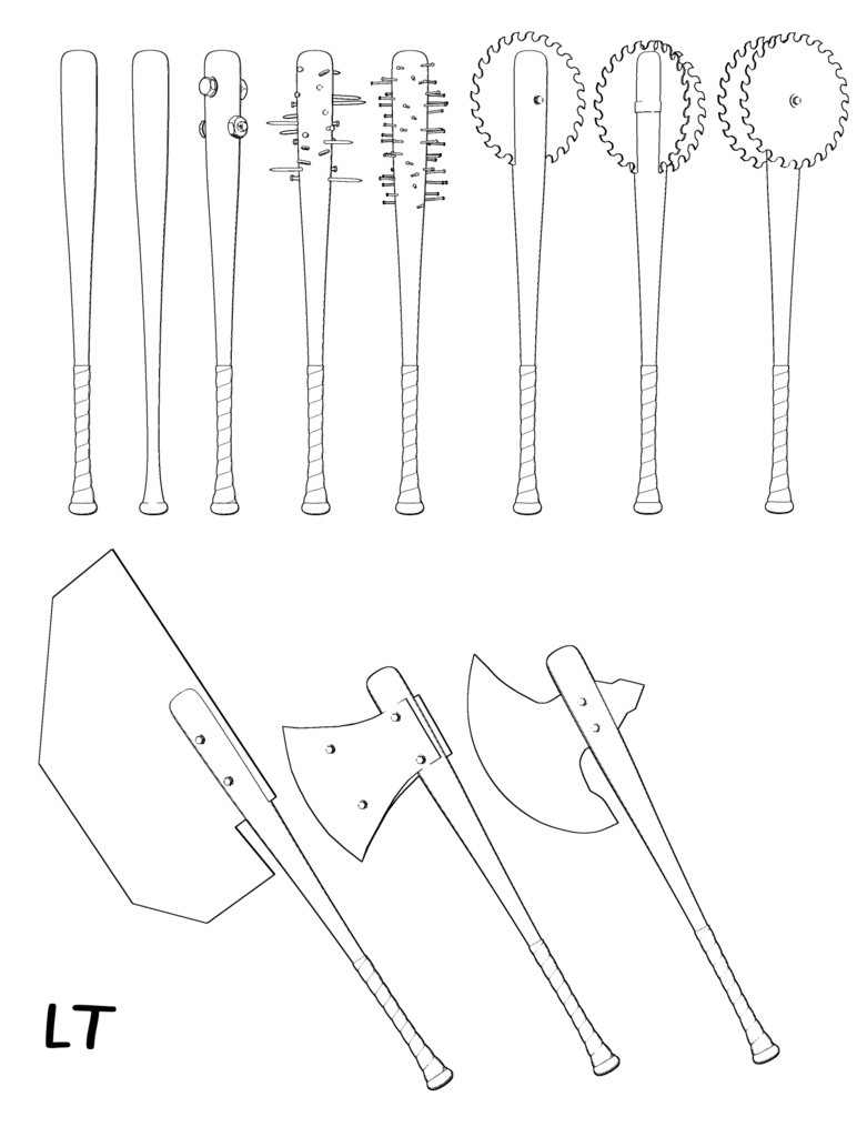 野球のバットと騒乱