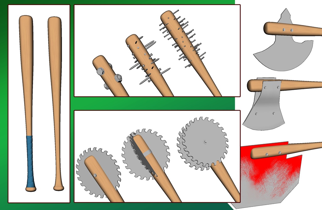 野球のバットと騒乱