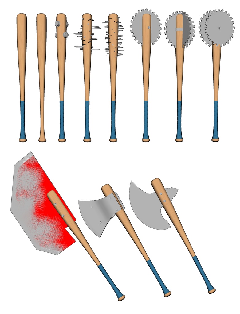 野球のバットと騒乱