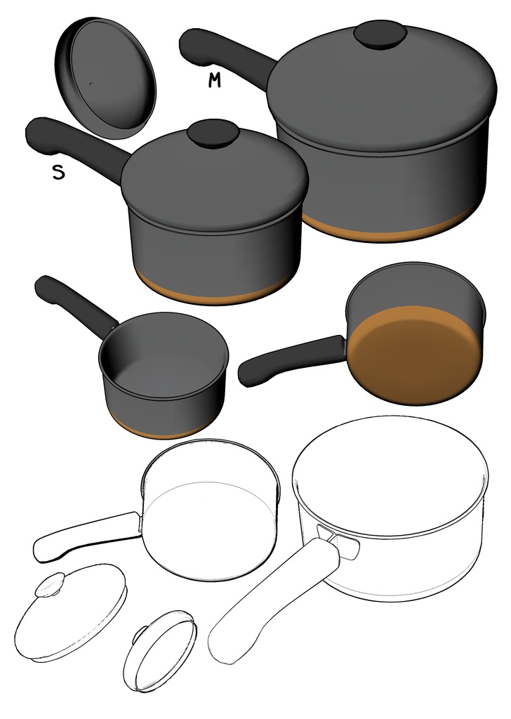 Eclectic Pots and Pans Set